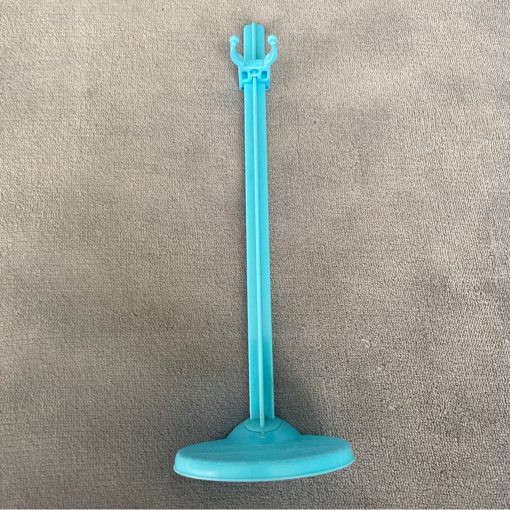 Monster High Blue Turquoise Doll Stand with Adjustable Clip